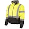 Pioneer High Visibility Waterproof Bomber Jacket, Polyester, Yellow/Green, S V1130560U-S - alternate 4